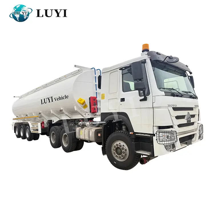 High-quality Can Transport Diesel Gasoline Petroleum Fuel Tank Semi-trailer 3-axle 40000-liter Oil Tank Semi-trailer 1