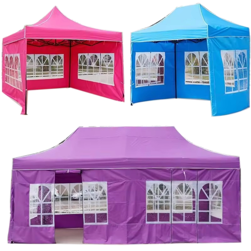 High Quality 3*6m Gazebo Fabric Pop Canopy Folding Tent Trade Show Outdoor Advertising Customizable Logo Insurance Education 1