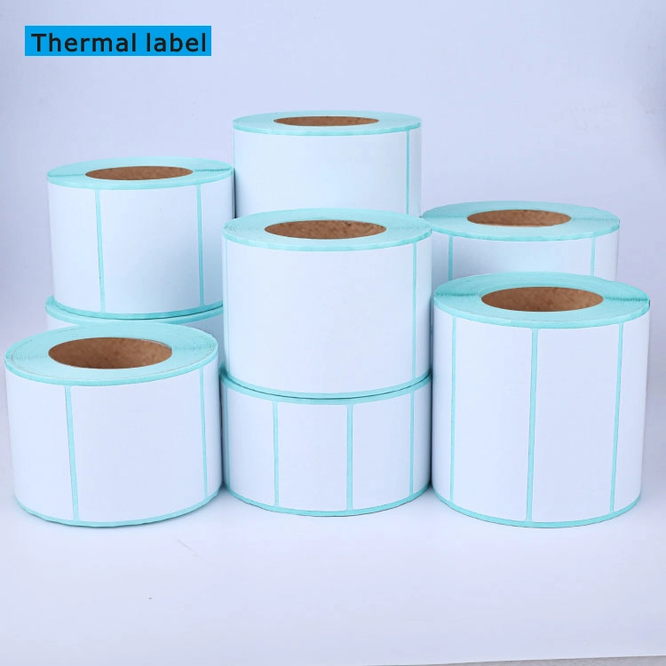 Direct Thermal Paper Roll - White Shipping Waybill Labels 1