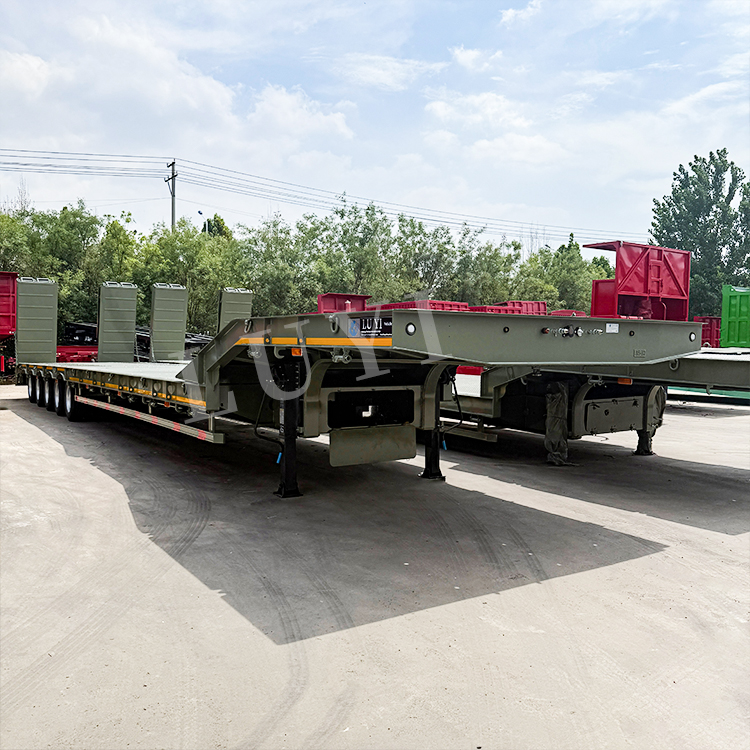 4/5 / 6axle Semi-remorque d'équipement de transport en service lourd 3