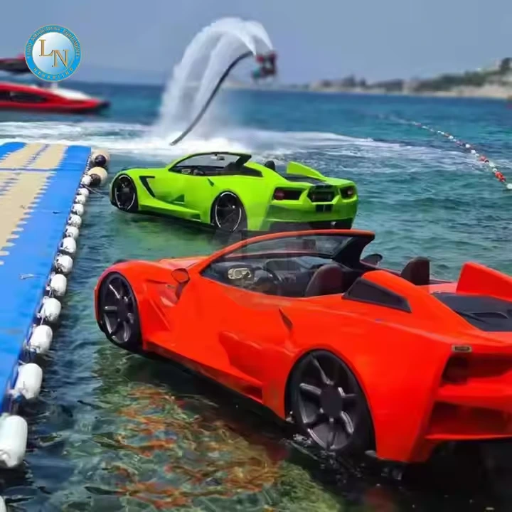 Commercial Seawater Rides Rental Water Luxury Sports Car Water High Speed Sports Car Jetcar For Sale 1