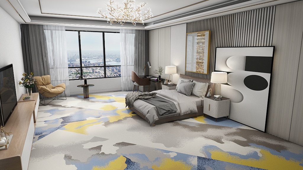 Axminster Customized Wall-to-Wall Carpet for Hotels 5