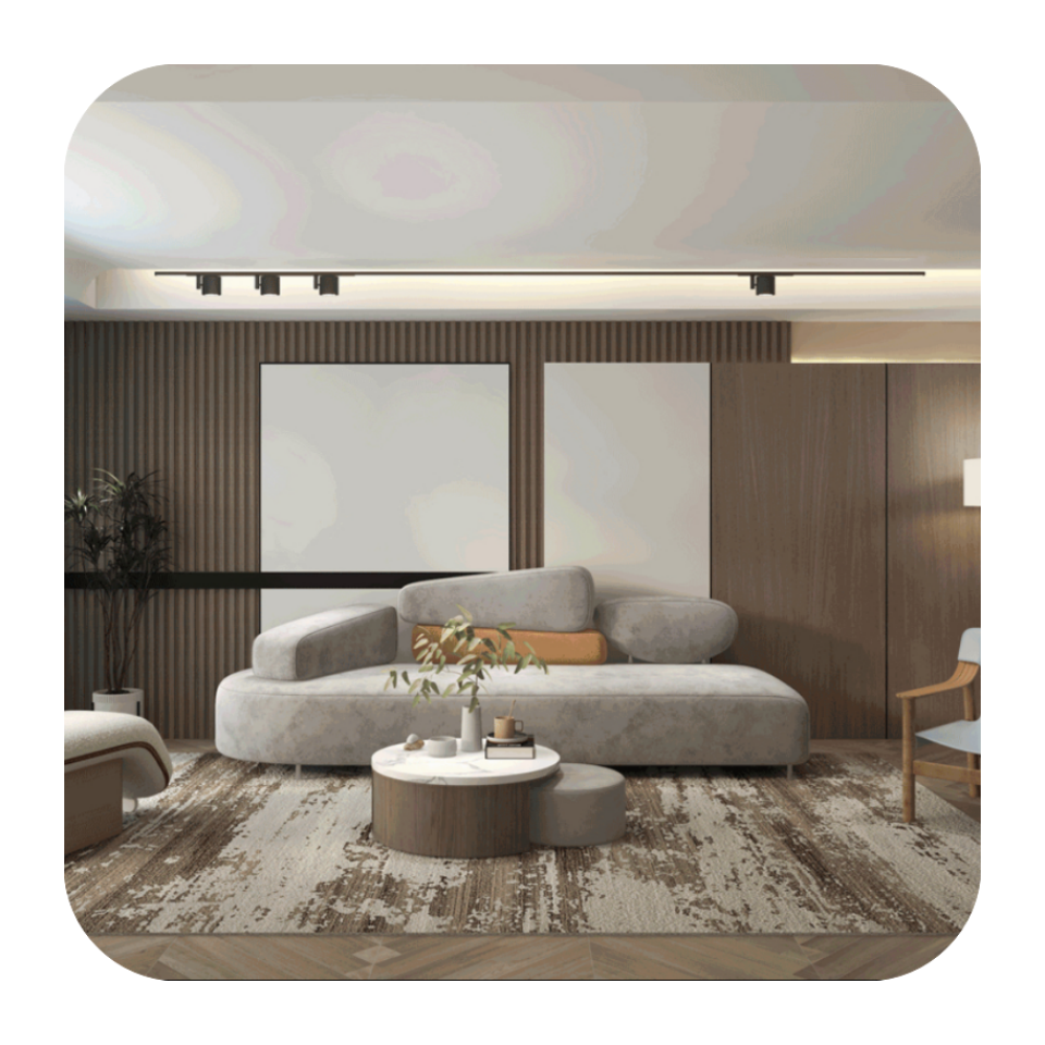 Tappeti su misura in lana Comfort per soggiorno - Stile Axminster 3