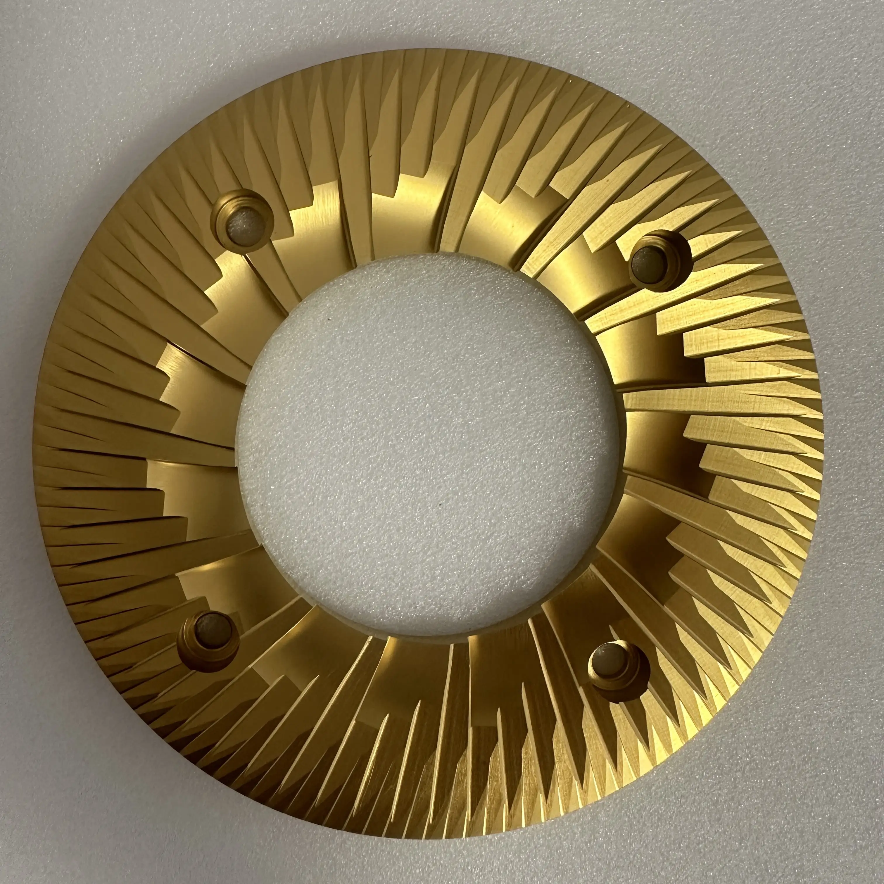 Titanium140mm Flat Wheel Burrs Compatible Ditting 1403 Commercial Coffee Grinder Machines Cafe Mill Makers Spare Burr Set Parts 1