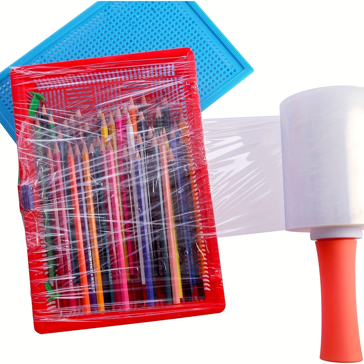 PLATICS INDUSTRIAL Mini Stretch Wrap Film Moving Supplies Wrap & encolhimento de encolhimento para embalagem 7
