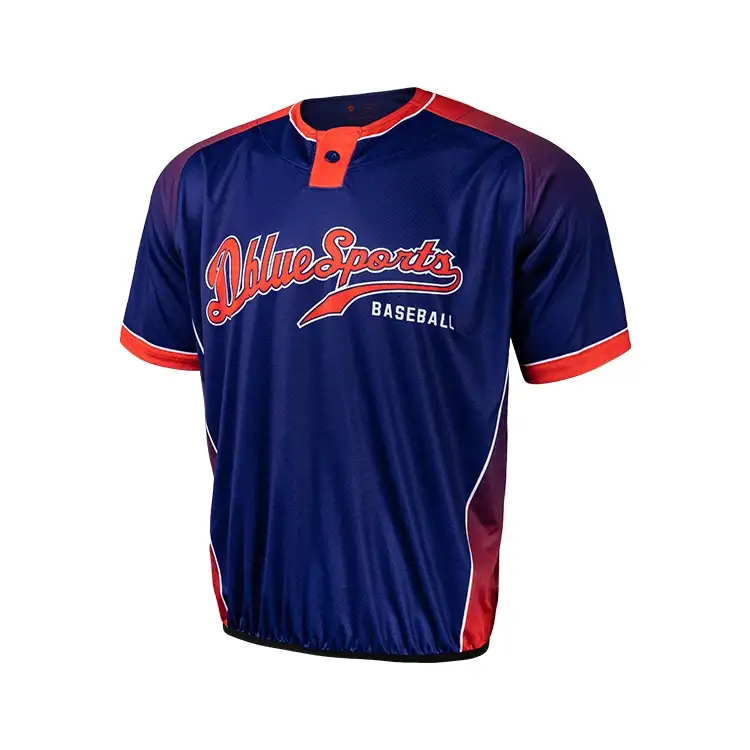 Customized Sublimation Softball Jersey Wholesale Casual Baseball Wear Short Sleeve Sportswear Baseball Shirts 1
