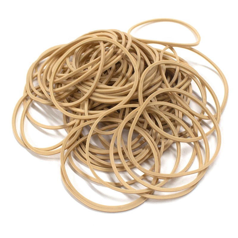 2 Inch Beige Large Rubber Bands for Packaging & Warehouse Storage – Wholesale 3