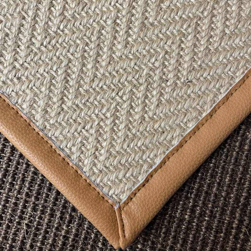 **Tappeto in fibre naturali: lana, sisal, iuta e filato di guscio di cocco** 6