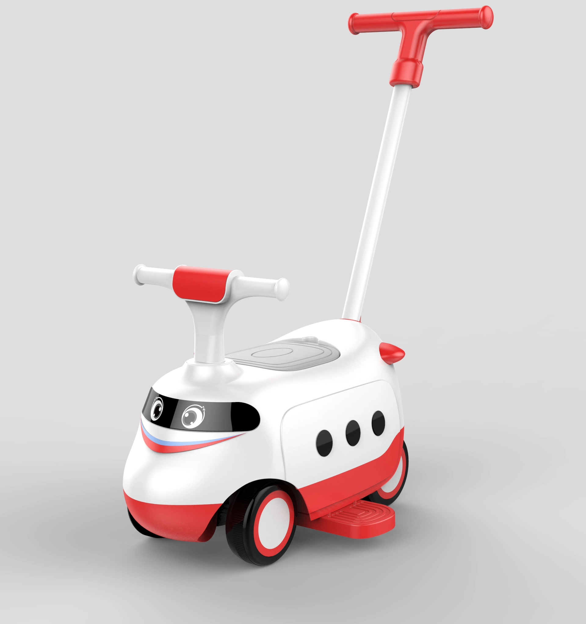 Mainan Mobil-Mobilan Plastik Trendi untuk Anak-Anak Desain Stylish, Dapat Dinaiki dari Lantai hingga Kaki, Cocok untuk Usia 2 Hingga 4 Tahun 1