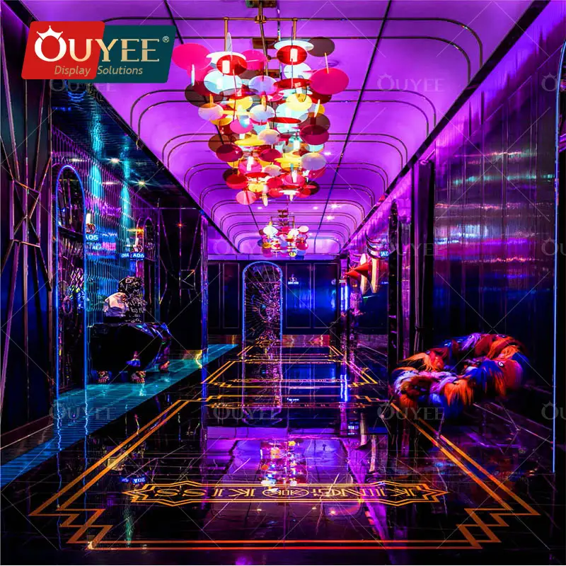 منصة دي جي تجارية لنادي ليلي، طاولات بار وكراسي استرخاء 1