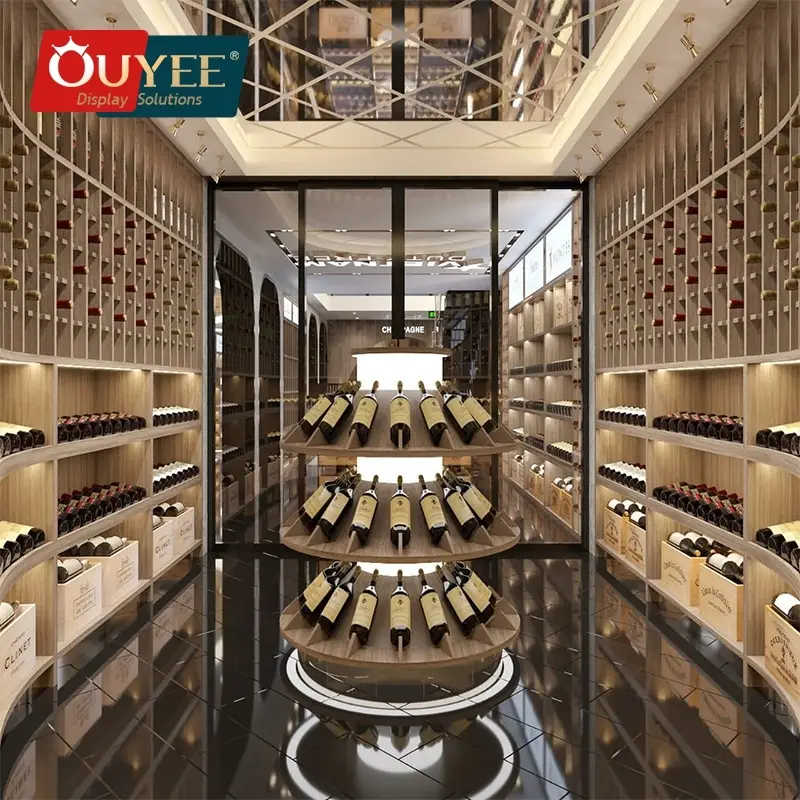 Suporte de parede para garrafas de vinho em metal 1