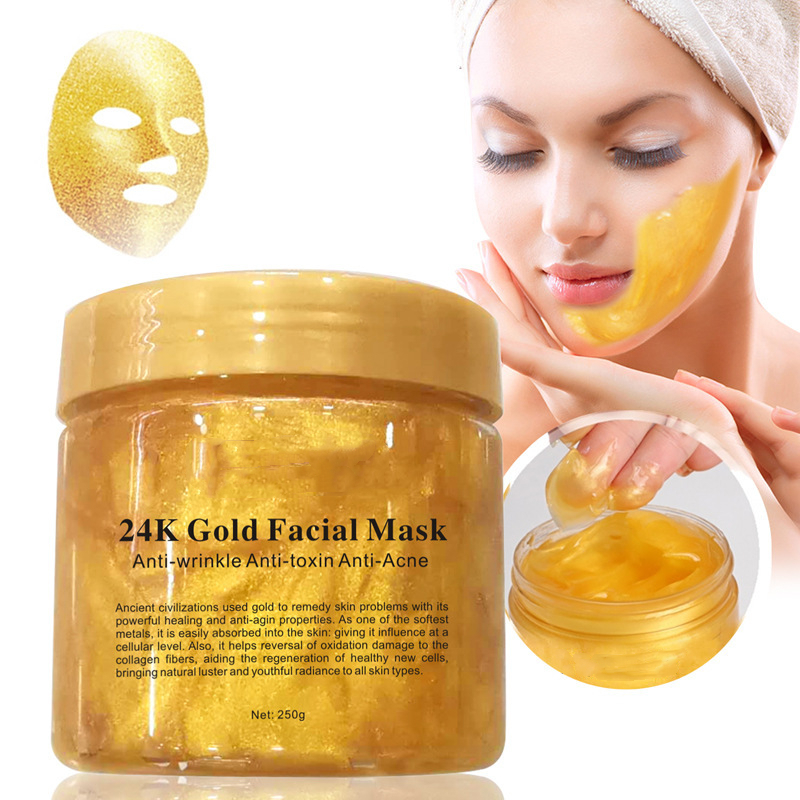 Mlm Custom Makeup Golden Collagen Crystal Repair Sleep Mask Moisturizing Pore Shrinking Cream Smear 1