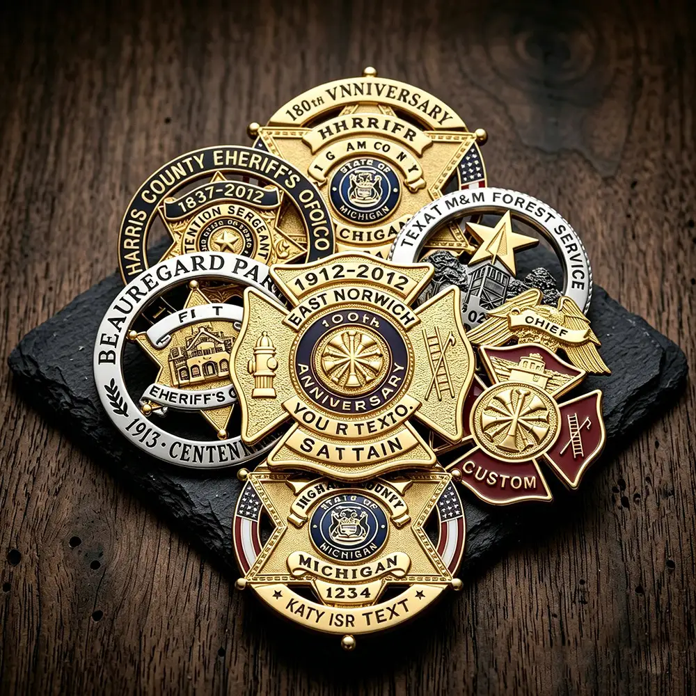 Gepersonaliseerde beveiligingsbadges en robuuste metalen badges | eRichGift 1