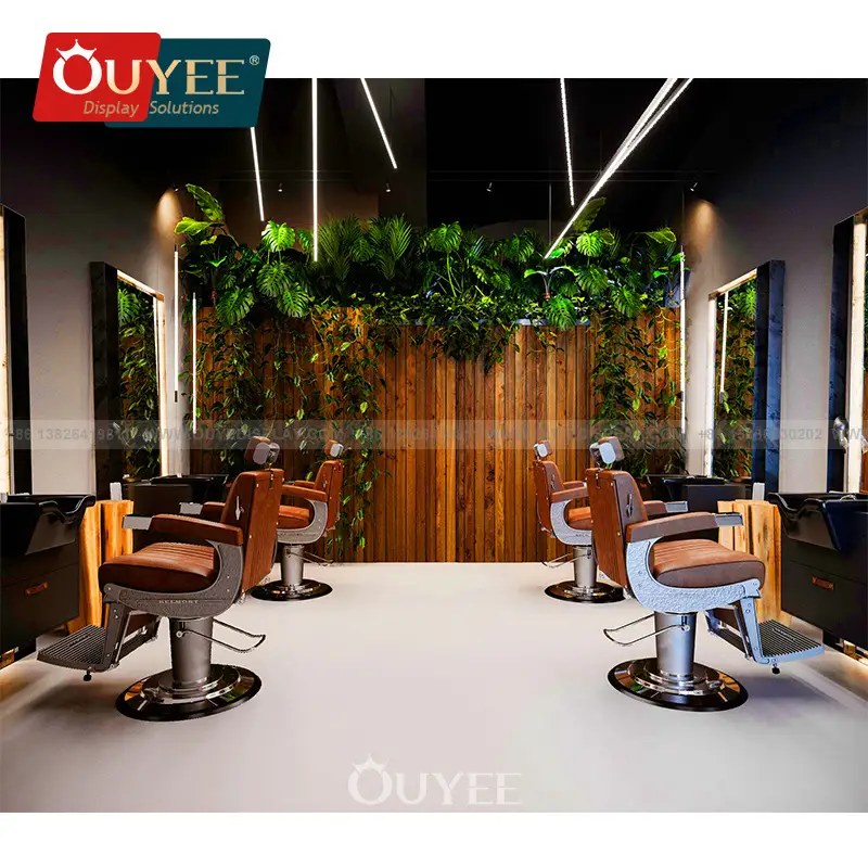Miroirs et postes de coiffage pour salons de coiffure, vente directe d'usine - Kiosque beauté 1