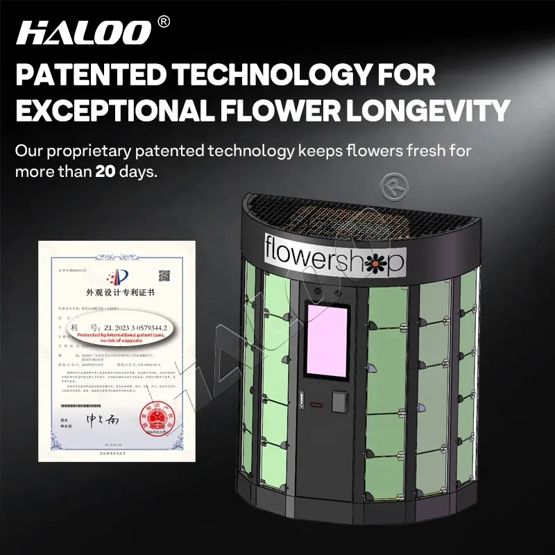 Vending Machine for Flowers - for Parks - Haloo 3