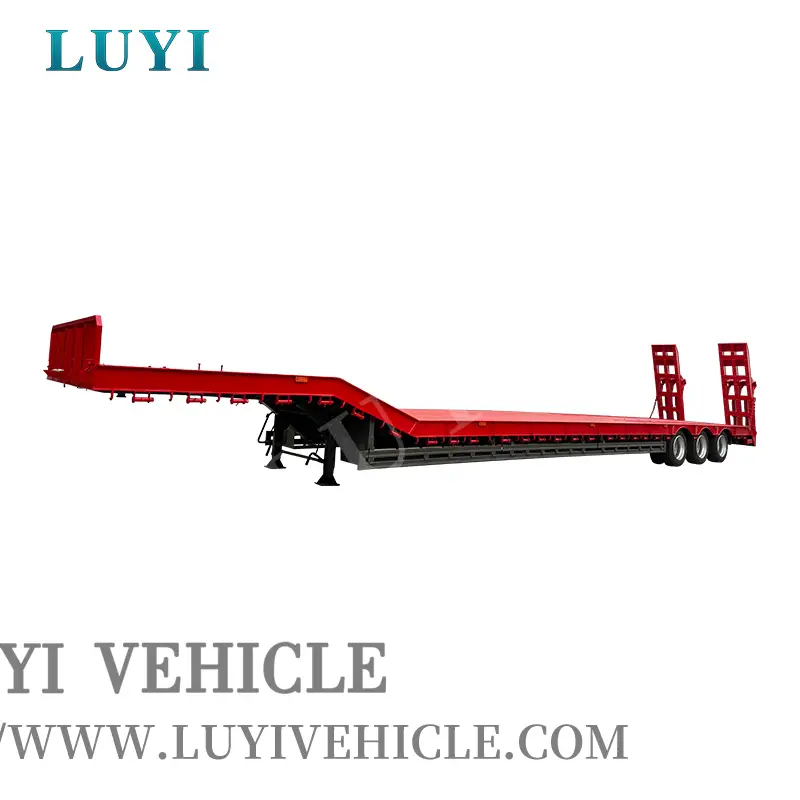 50t Heavy Duty Lowbed Semi Trailer | LUYI 1