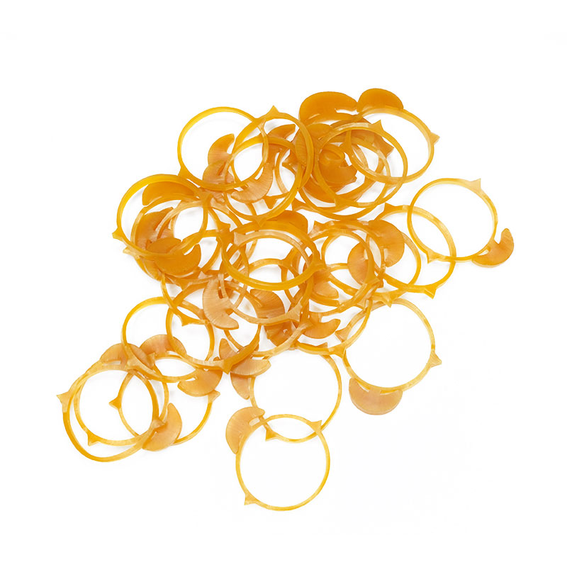 38mm Hook Type Elastic Bands, Tear Resistant Smooth Rings for Daily Packing 1