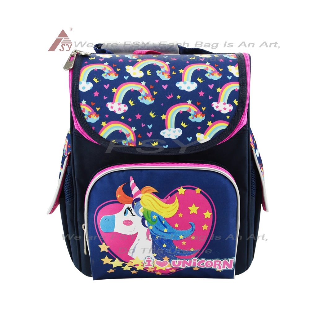 personalized Kids School Bag Unicorn Backpack Girl Custom Logo Printed Daily Student Backpack For Girls Wholesale 1