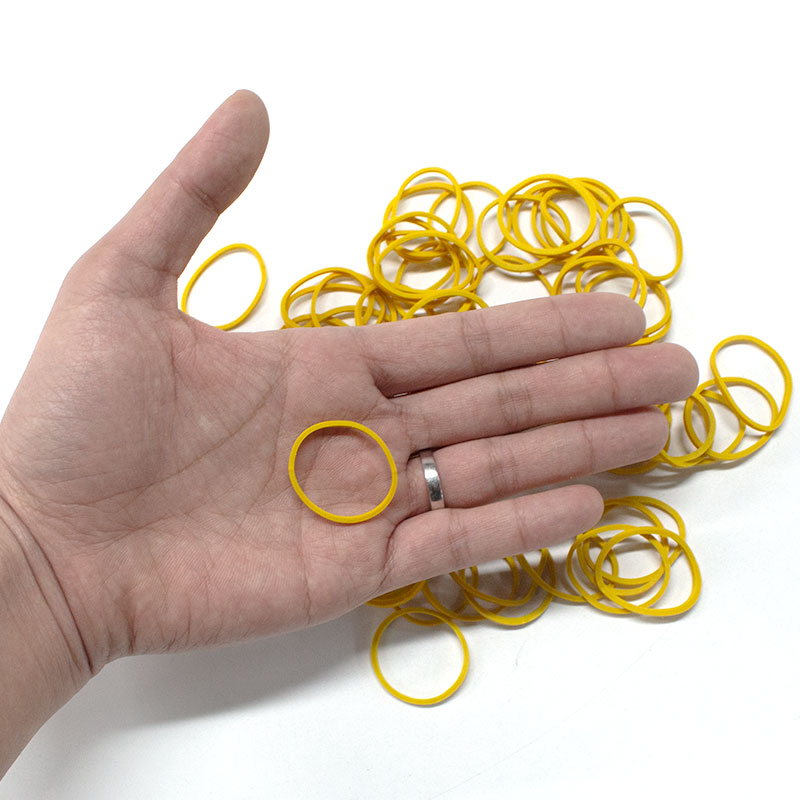 1 Inch Yellow Rubber Bands for School Filing & Craft Packaging – Wholesale 6