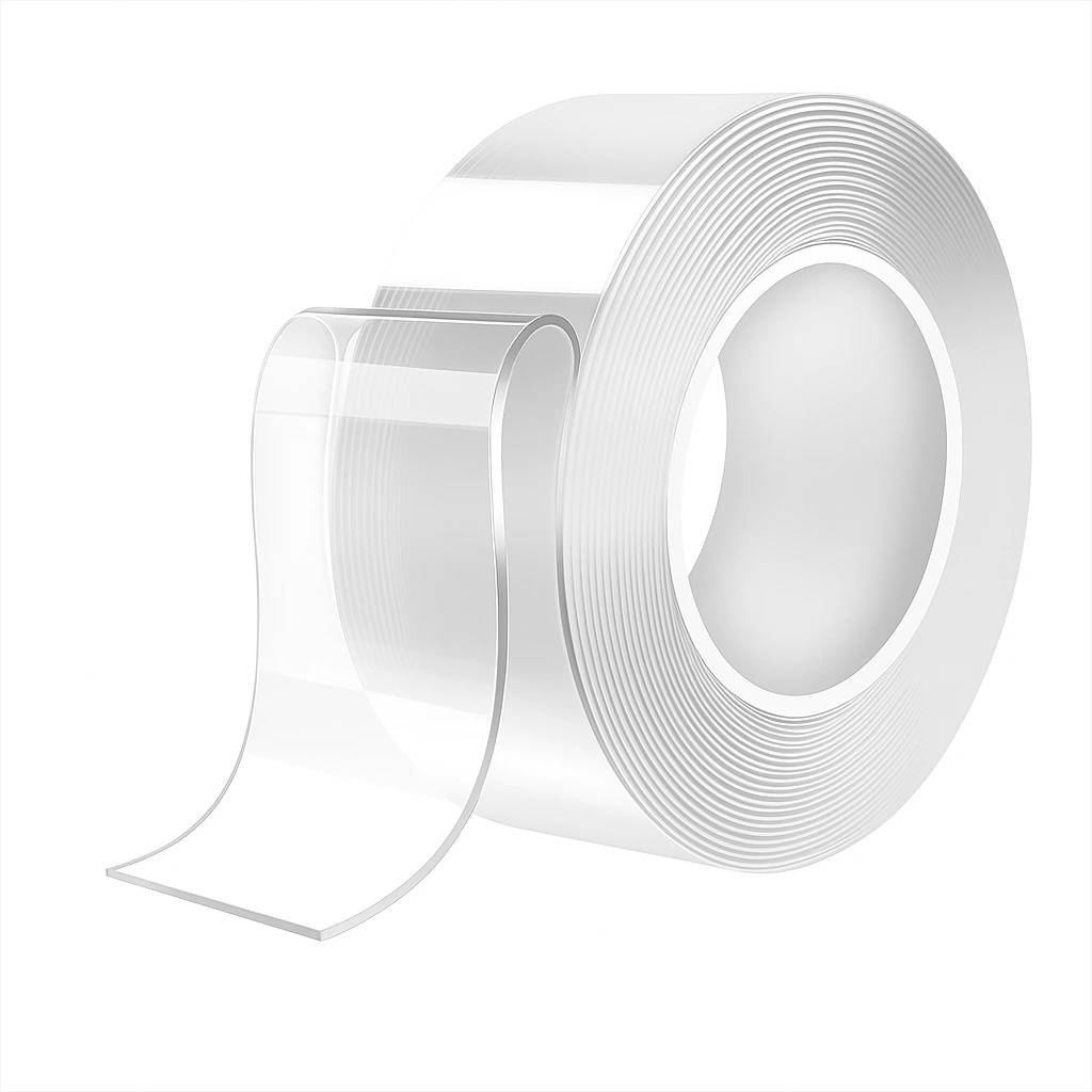 Fita adesiva transparente em nano gel - Fita adesiva de montagem forte, lavável e reutilizável 1