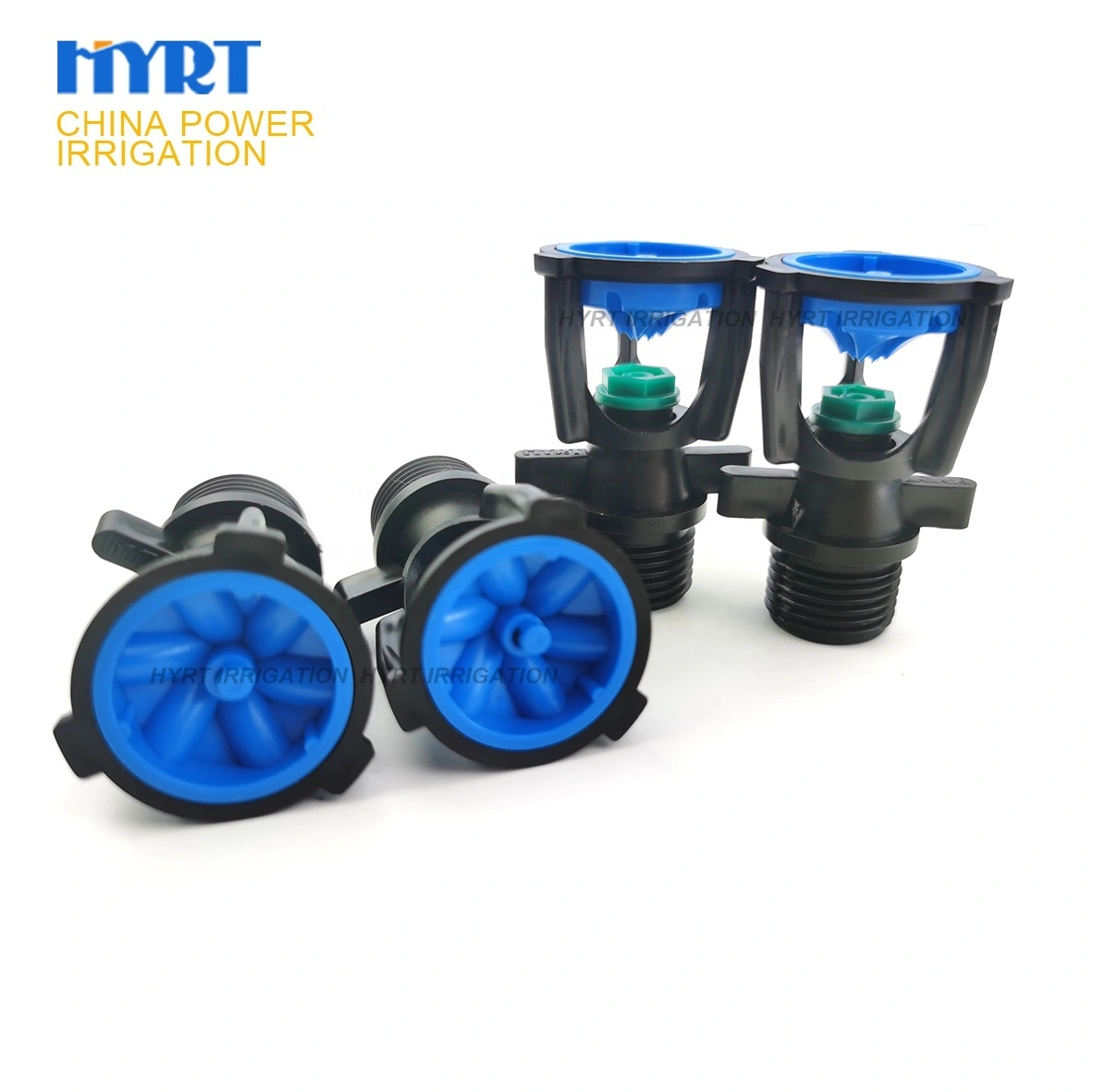 Mini 360° Gear Impact Garden Sprinkler 1/2in 5-7m 1.5-3.0bar 1