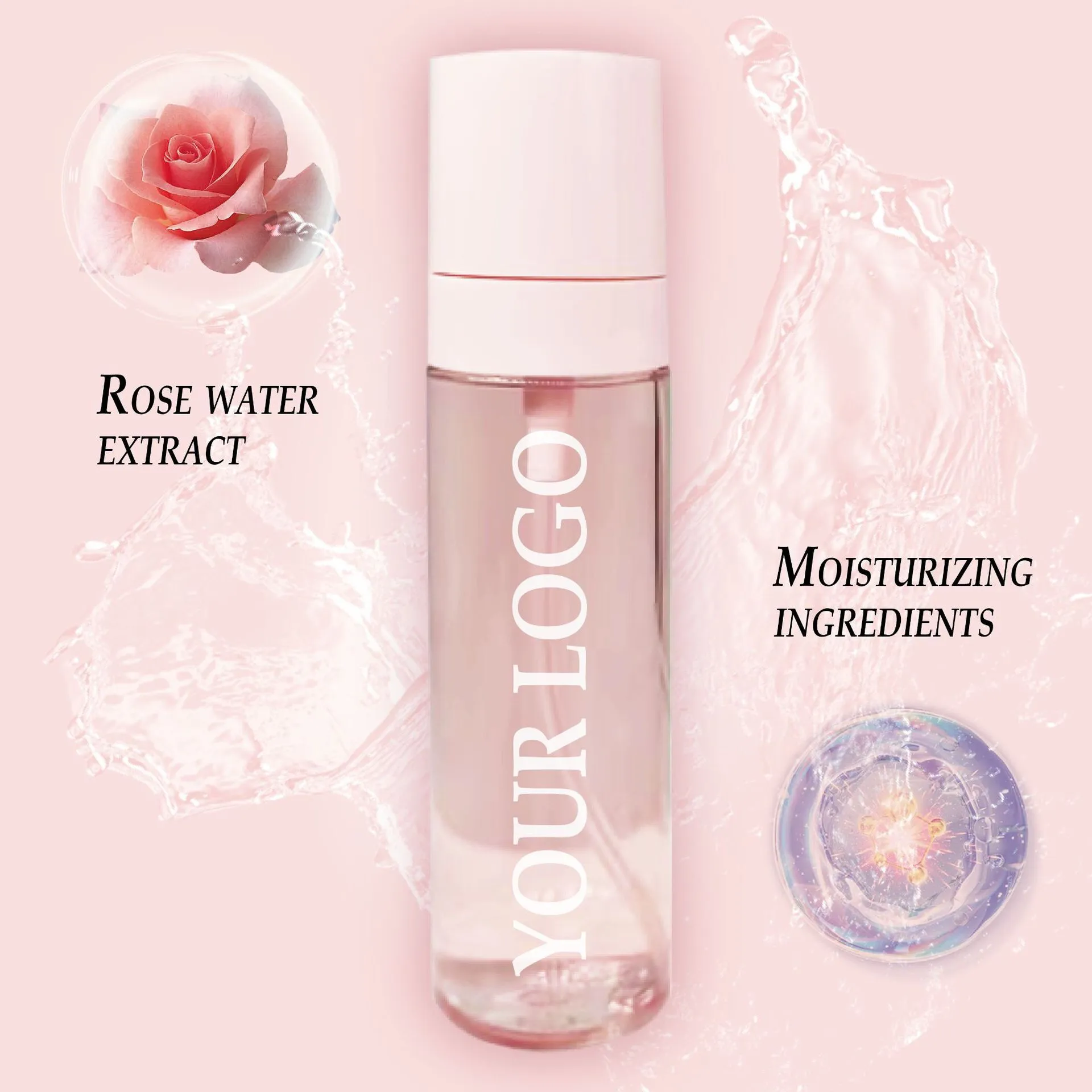 Mlm Custom Setting Spray Rose Water High-quality Cosmetics Anti-sweat Setting Spray Matte Waterproof Setting Spray Makeup Base 1