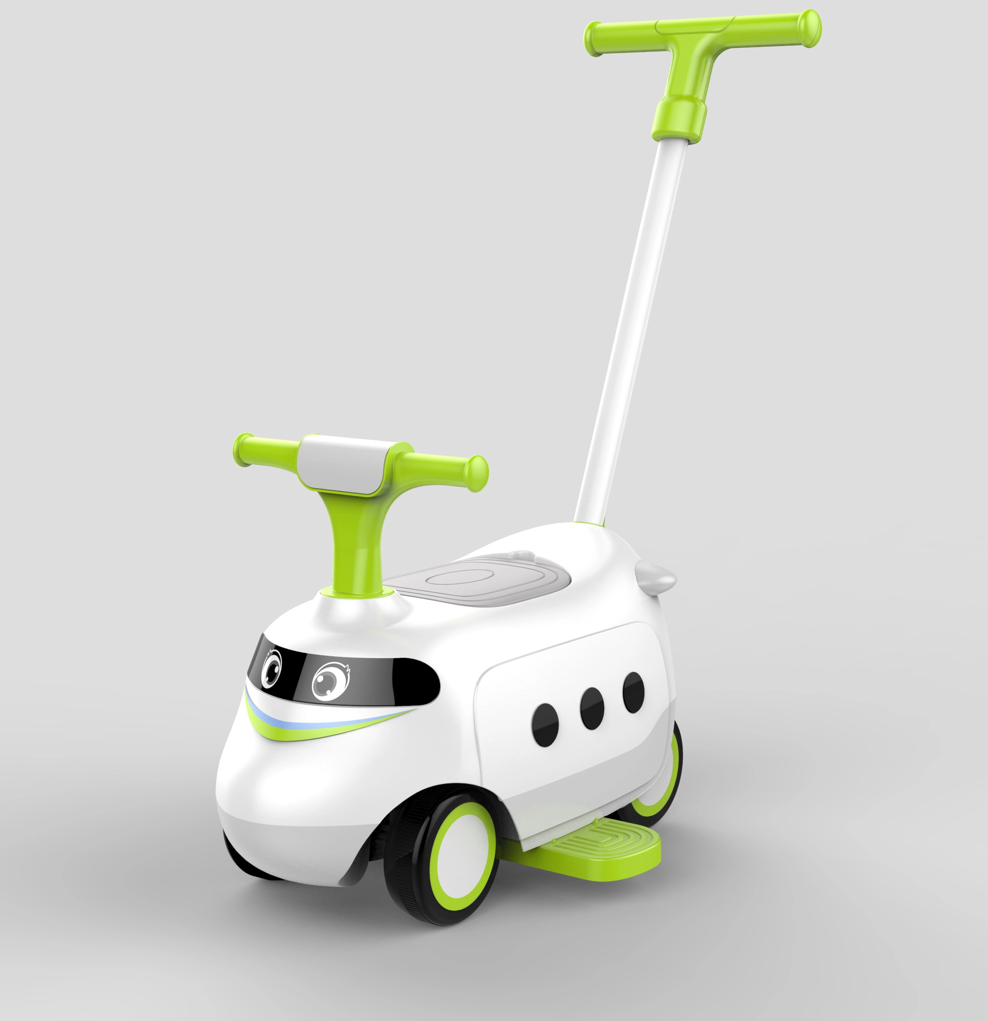 Modern Games For Children Foot To Floor Car Ride On Toy With Sliding Function Handlebar 1