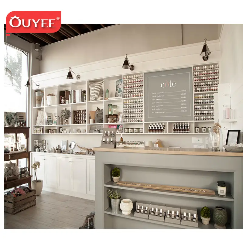 Möbel für Nagelstudios und Fußpflegegeschäfte – Regale für Kosmetikfachgeschäfte 1