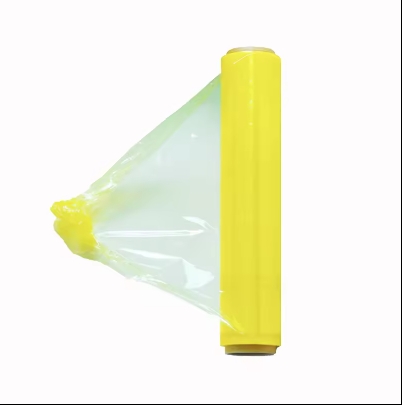 Avvolgimento elastico di restringimento giallo LLDPE PEDE STRECH PALLET STRECH per l'imballaggio 7