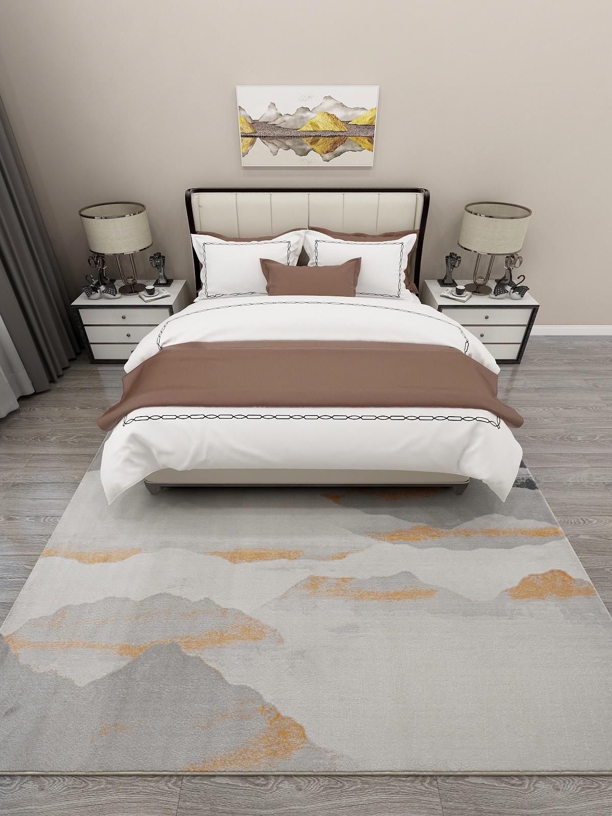 Customized High-Quality Polyester Area Carpet for Hotels 5