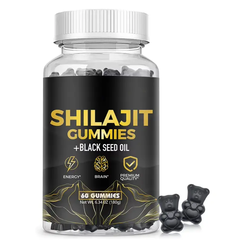 Himalayan Shilajit Extract Resin Gummies & 60 Caps 1