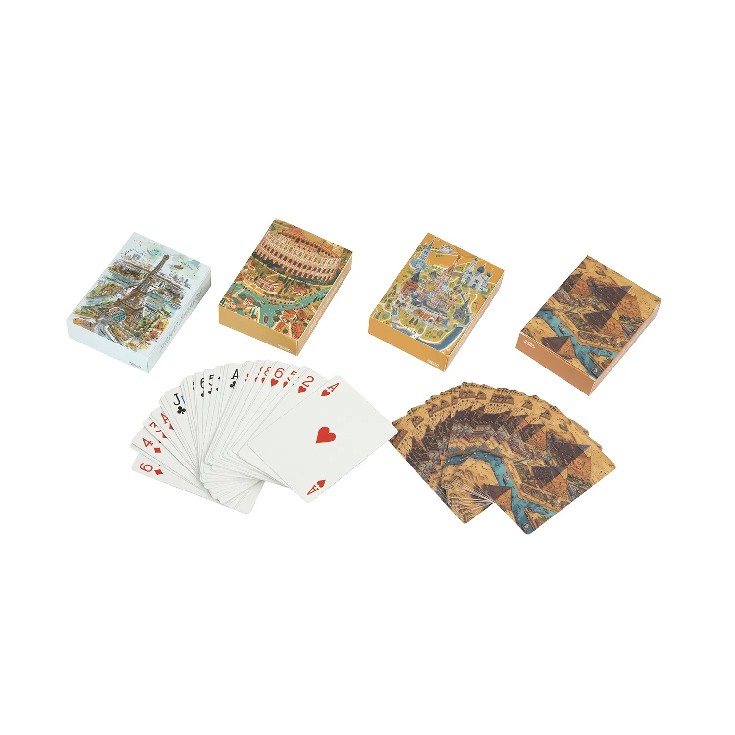 Popular Design Custom Printing Classic Poker Playing Card with Paper Box Playing Cards Personalized Playing Cards 1