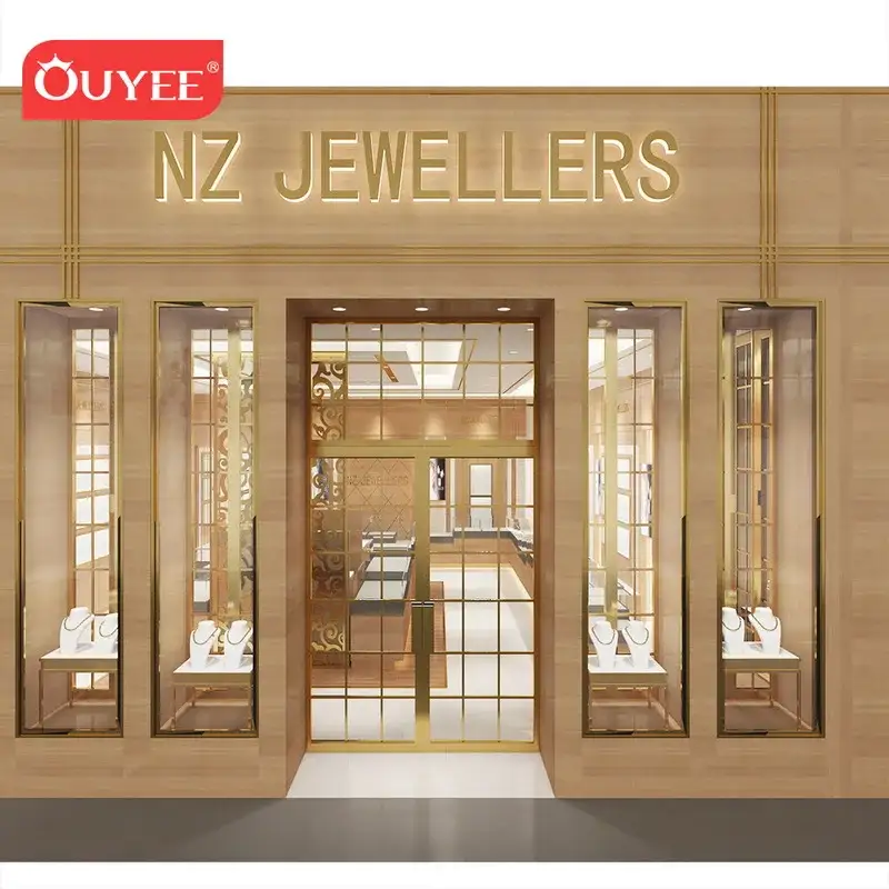 Vitrinen und Schaukästen für Juweliergeschäfte, Ladeneinrichtungen 1