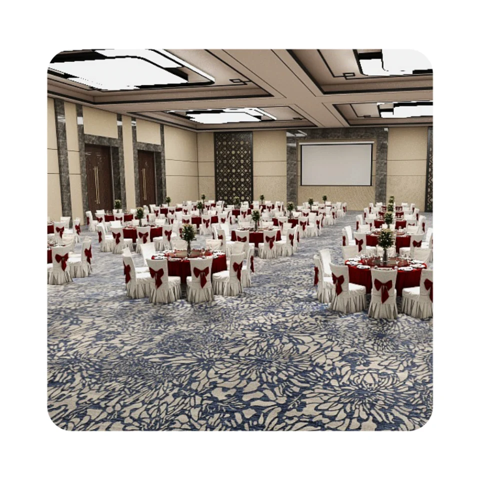 Tappeto Axminster 80% lana 20% nylon per banchetti e casinò 1