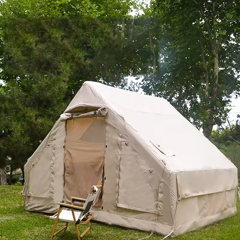 Tragbares aufblasbares Partyzelt für vier Jahreszeiten, PVC-Oxford-Gewebe mit Aluminiumstange für Outdoor-Camping-Glamping-Kuppel 1