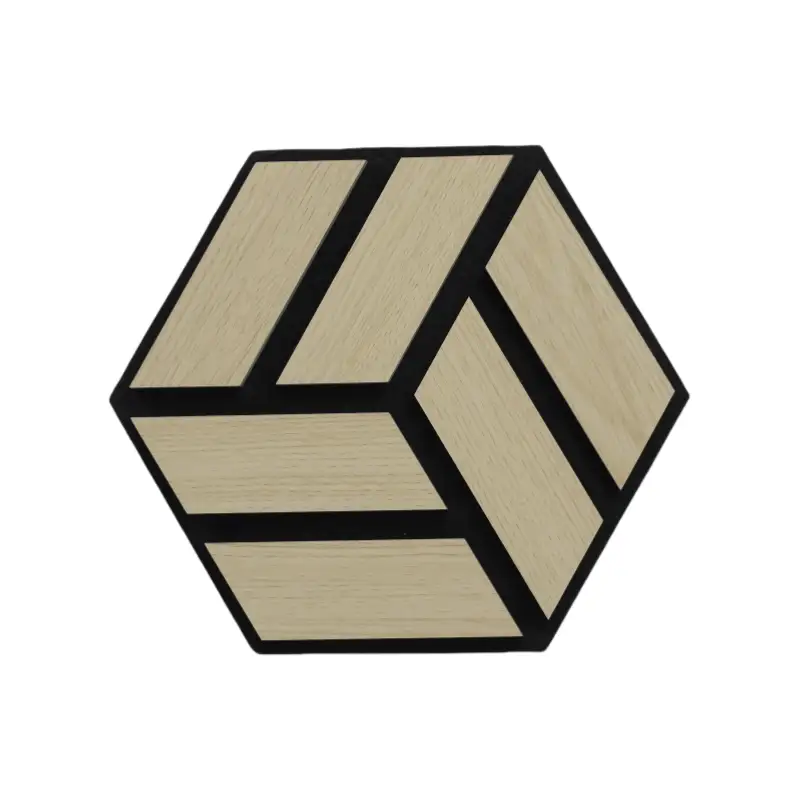 Hexagon Shaped Paper Acoustic Panels Soundproof Wall and Ceiling Decor 2024 1