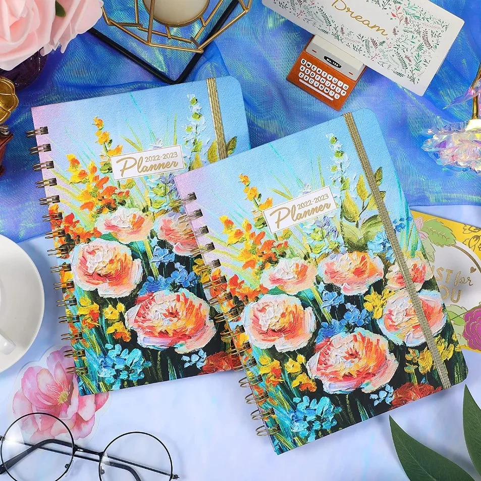 Роскошный ежедневник-планер на каждый день и месяц с индивидуальным логотипом, в твердом переплете. 1