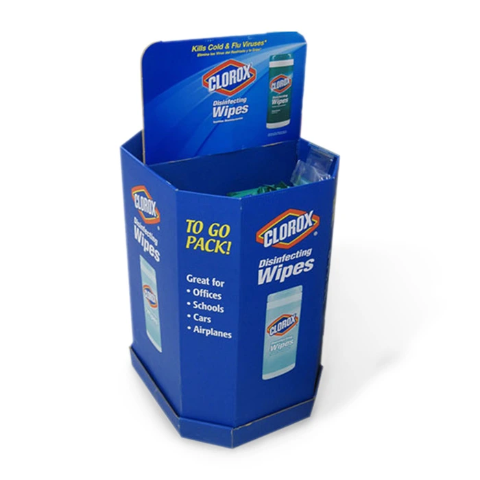 Custom POS Cardboard Display Dump Bins with Special Printing Excellent Salesmen in Promotional Activities 1