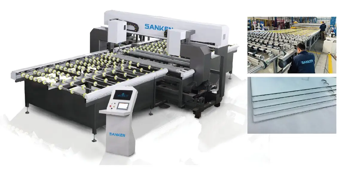 Advanced Sanken Glass Drilling and Quenching Center for Precision - Quenching Glass Stove and Horizontal Drilling Stove 1