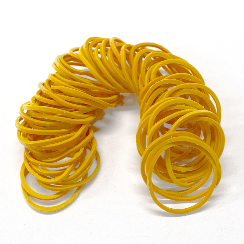 1 Inch Yellow Rubber Bands for School Filing & Craft Packaging – Wholesale 1
