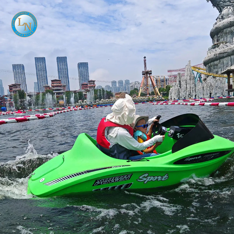New Model Electric Water Go-karting Boat Mini Racing Jet Boat Go-kart Boat For Sale 5