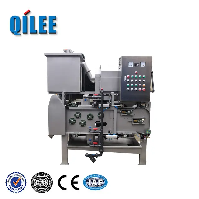 Motorized Filter Press Sludge Dewatering 500L/h 1yr Warranty 1