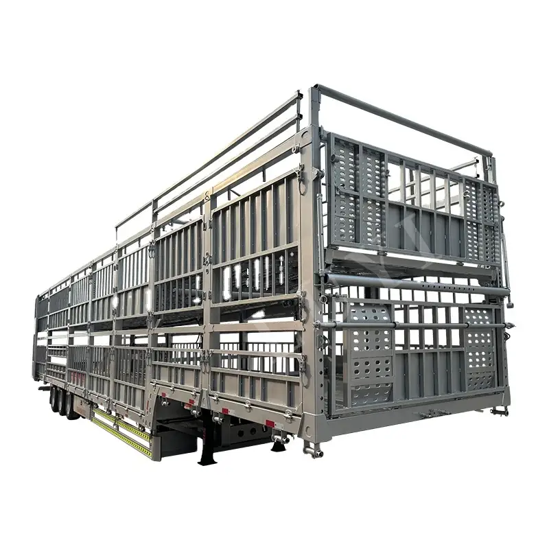 Livestock Stake Fence Semi Trailer | LUYI 1