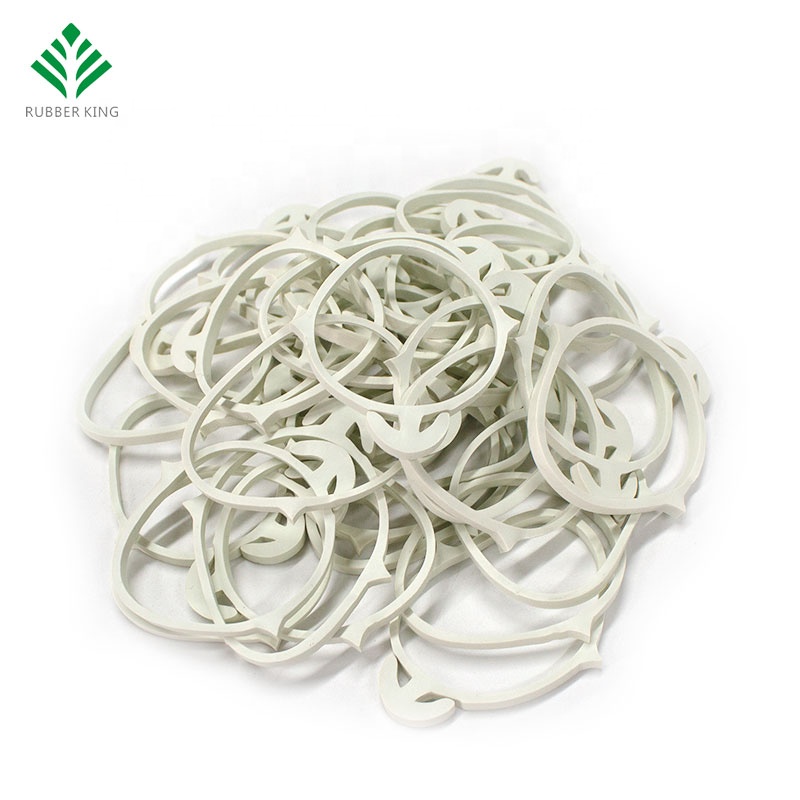 Heavy Duty White Hook Rubber Bands for Farm & Industrial Bundling – Wholesale 1