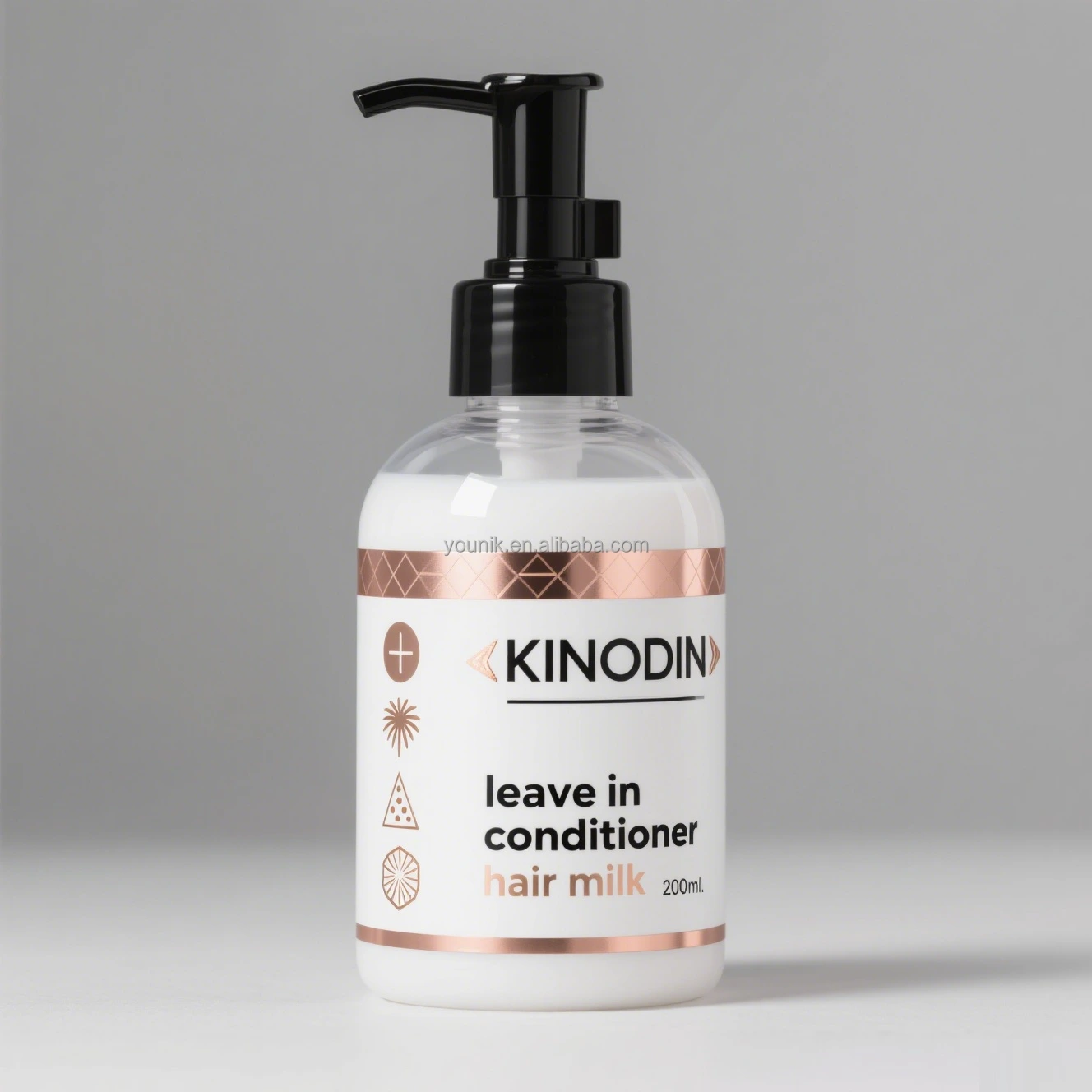 Private Label Smoothing Hair Milk Moisturizing Leave Conditioner Sweet Almond Oil Saw Palmetto Green Tea For Dry Frizzy Hair 1