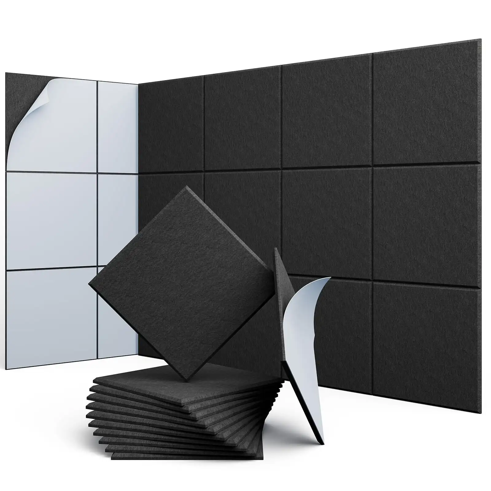Polyester PET High-Density Acoustic Felt Panels for Soundproofing and Noise Reduction 1