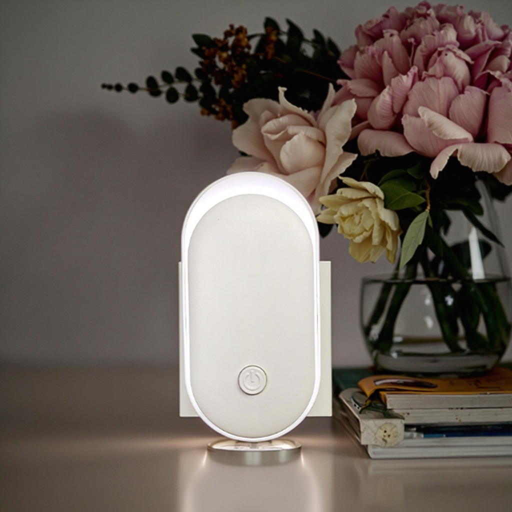 Euro Insert Gauge Oval Night Light A96T With Button Switch Three-color Lighting For Indoor Bedroom Kids Children Nursey 1