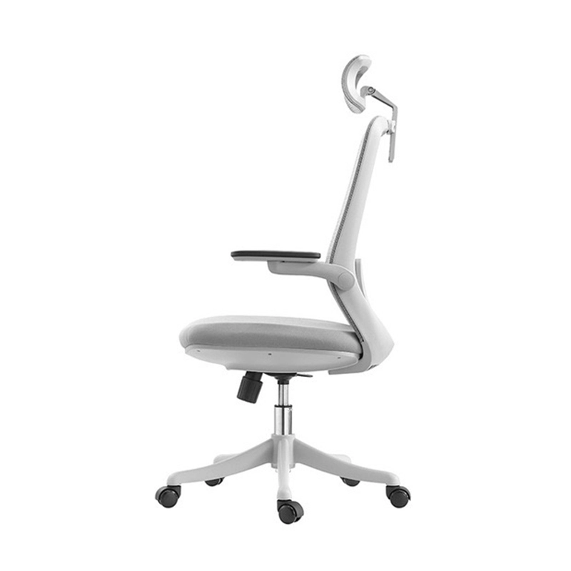 Hot Selling Modern Design Ergonomic Office Chair Comfort High Quality Fabric Chair For Computer Desk Grey 1