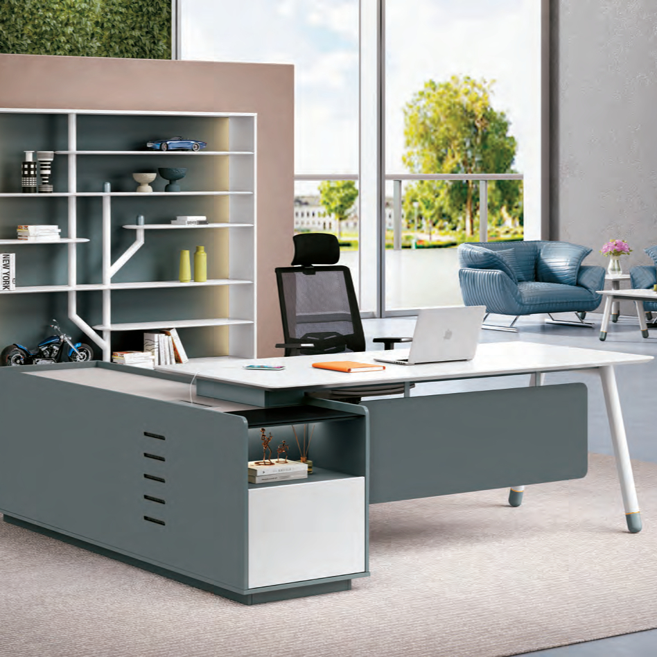 Bureau d'ordinateur moderne et simple en gros 1