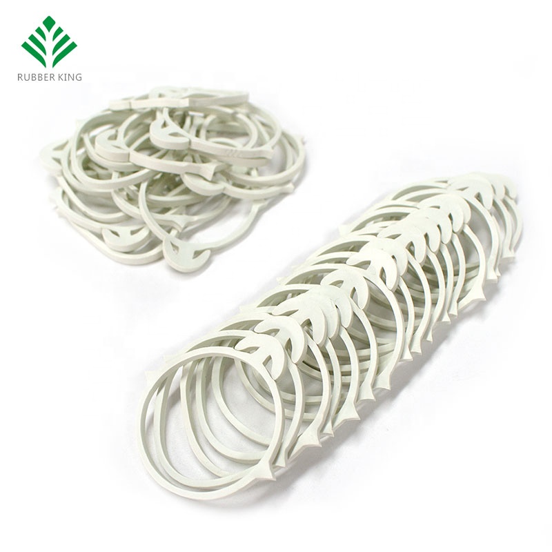 Heavy Duty White Hook Rubber Bands for Farm & Industrial Bundling – Wholesale 2